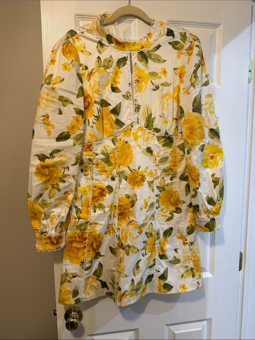 Vici yellow floral dress